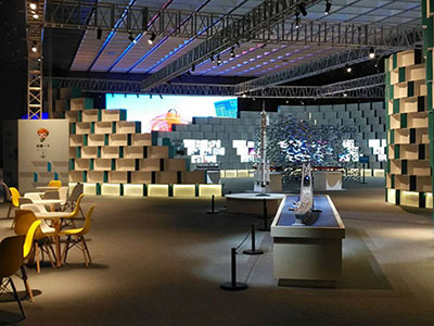 河北省第二屆園林博覽會(huì)會(huì)場內(nèi)部